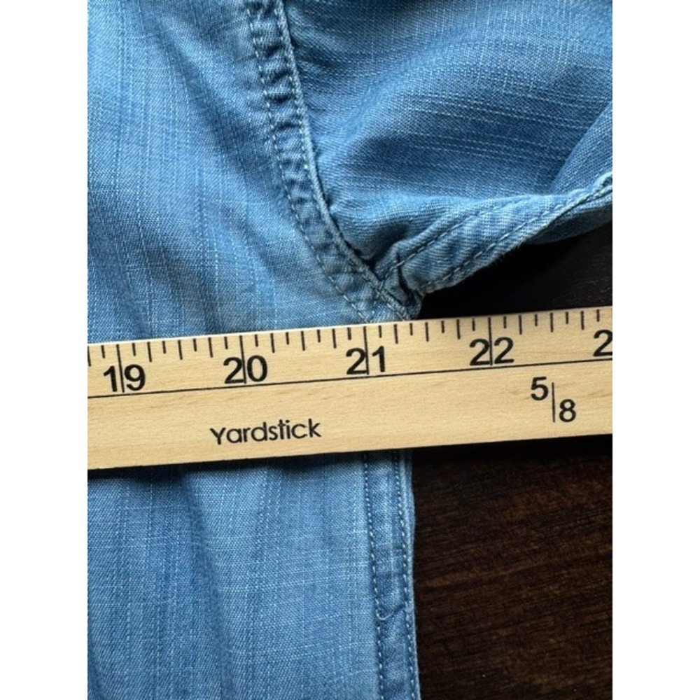 NWT Nautica Chambray Shirt Women's S Tencel Cotton Denim Button Up - Picture 10 of 13